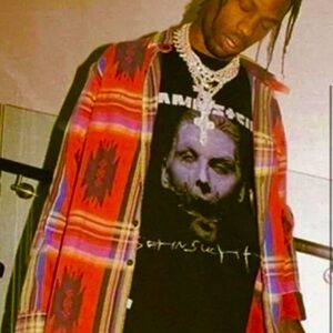 Polo Ralph Lauren Shirt Mens L Aztec RRL Travis Scott Southwestern Sportsman VTG